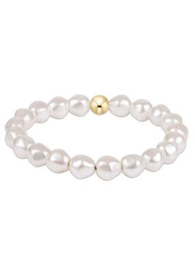 New Enewton Classic Admire 8mm Pearl 14kt Gold-filled Beads Bracelet